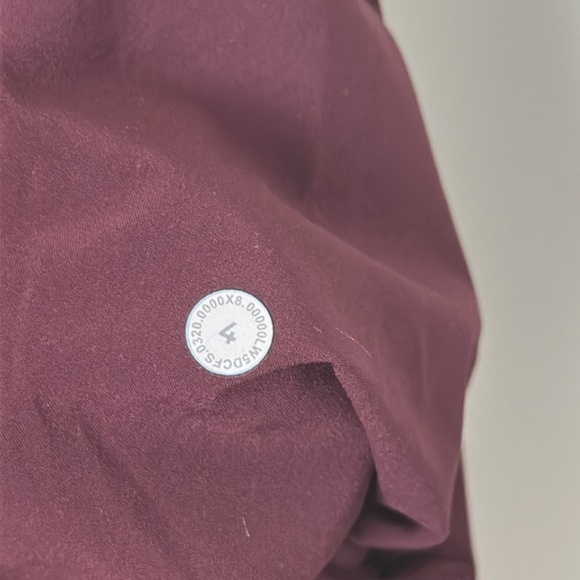 Lululemon Stretch High-Rise Pant 7/8 Length Red Merlot - Picture 10 of 16